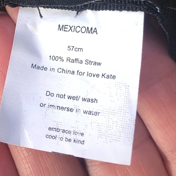Love Kate Mexicoma Raffia Straw Hat with Tassles UPF 50 Size M main image 11